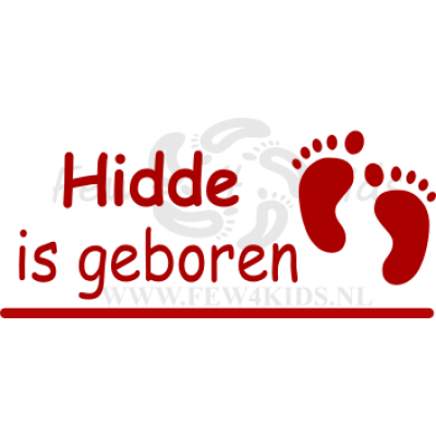 Raamsticker geboorte voetjes Raamsticker geboorte voetjes
